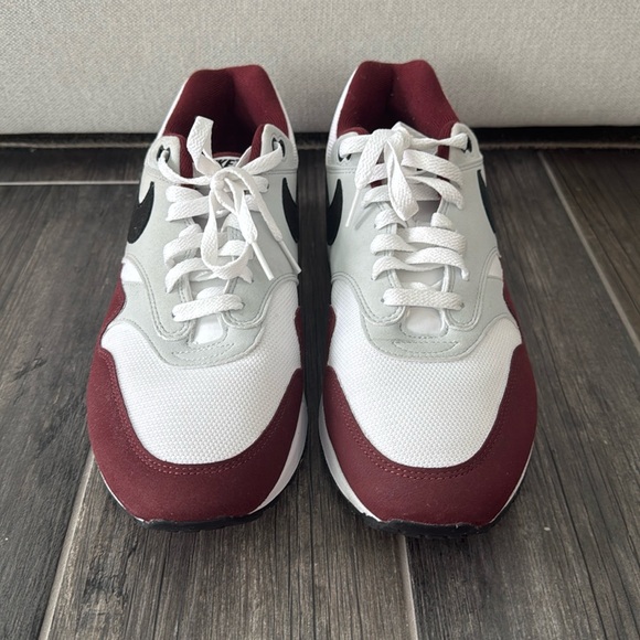 Nike Other - Nike Air Max 1 - Burgundy/White/Black, Size 11.5